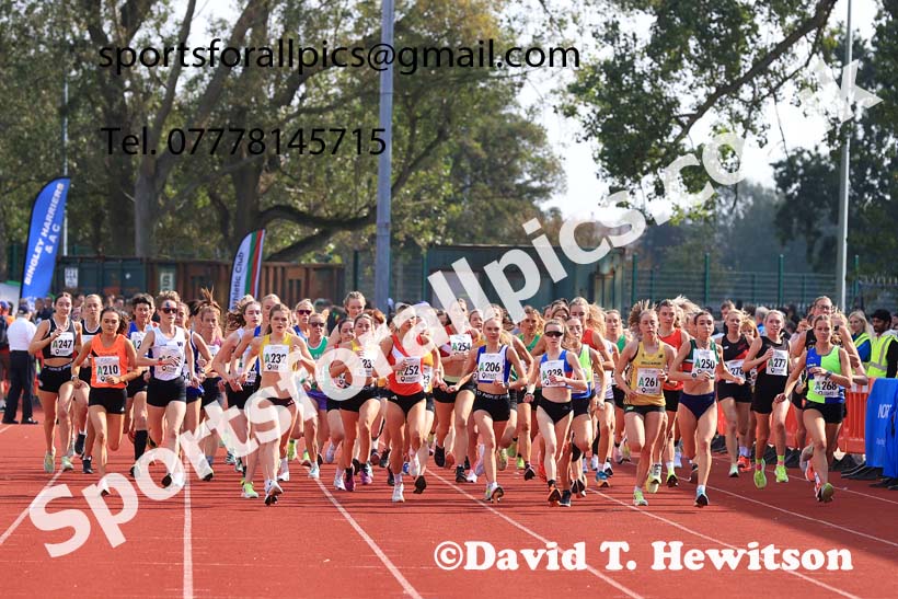 Womens 4 Stage Relay, 2024 Northern Mens 6 and Womens 4 and Youngsters Relays, Stanley Park, Blackpool.  Photo: David T. Hewitson/Sports for All Pics